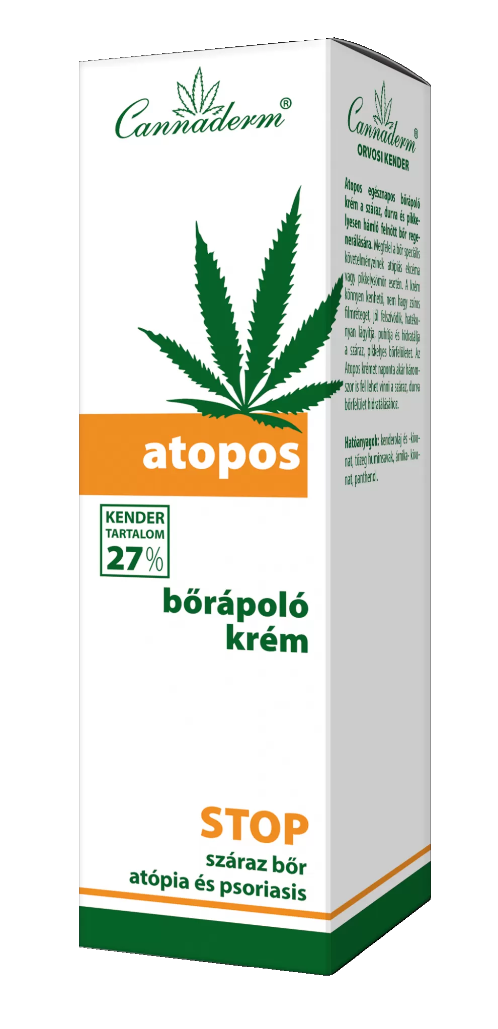 Dobó téri Kígyó Patika - Cannaderm atopos cream 75g