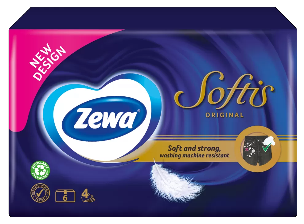 Dobó téri Kígyó Patika - Papírzsebkendő: zewa softis 6x9