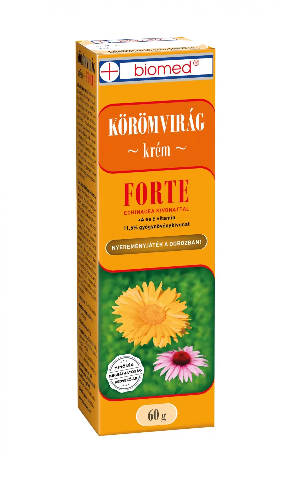 Dobó téri Kígyó Patika - Biomed körömvirág krém forte 60g