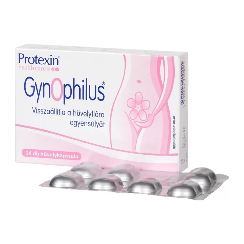 Dobó téri Kígyó Patika - Protexin gynophilus hüvelykapszula 14x