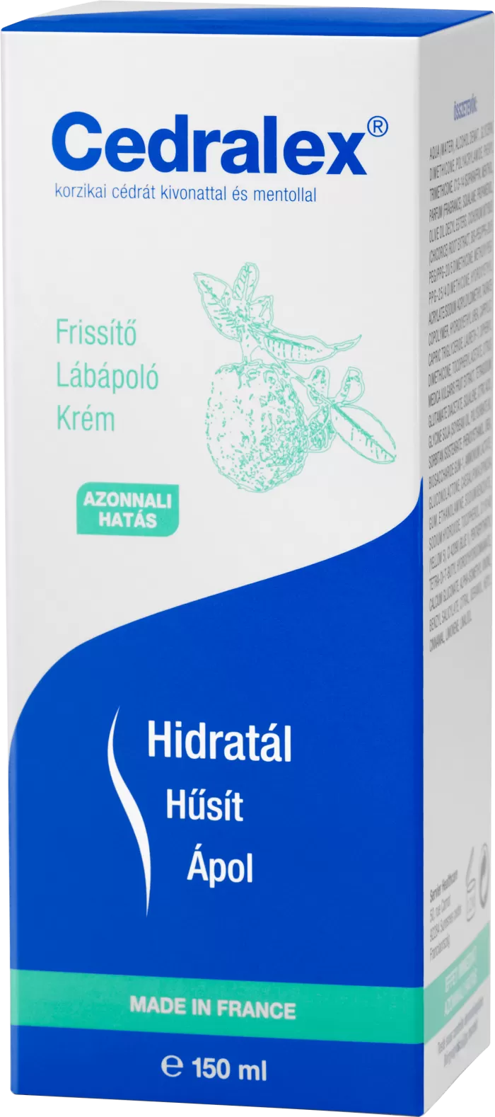 Dobó téri Kígyó Patika - Cedralex lábápoló krém frissítő 150ml