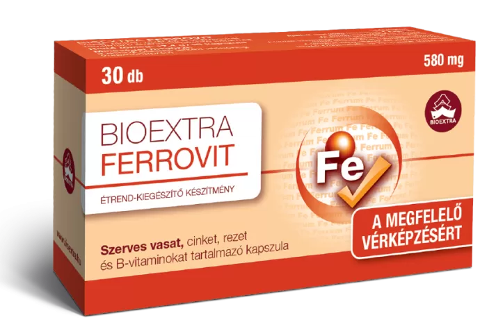 Dobó téri Kígyó Patika - Bioextra ferrovit kapszula 30x