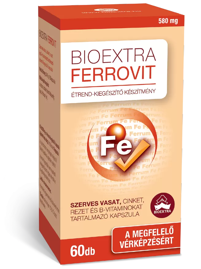 Dobó téri Kígyó Patika - Bioextra ferrovit kapszula 60x