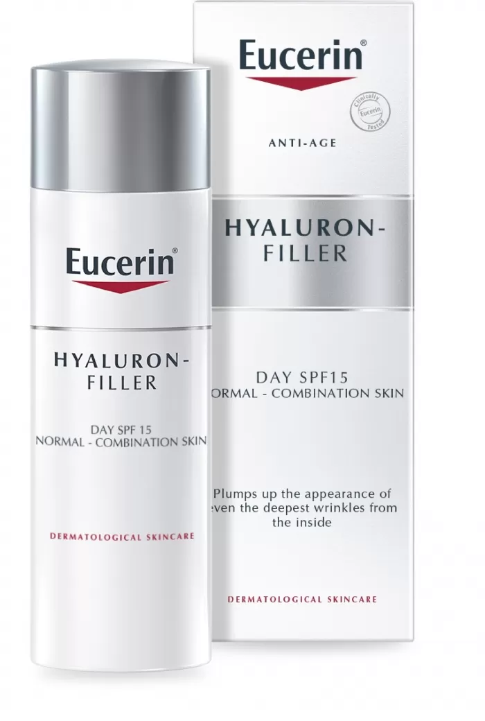 Dobó téri Kígyó Patika - Eucerin hyaluron-filler nappali krém normál, vegyes bőrre pumpás 50ml
