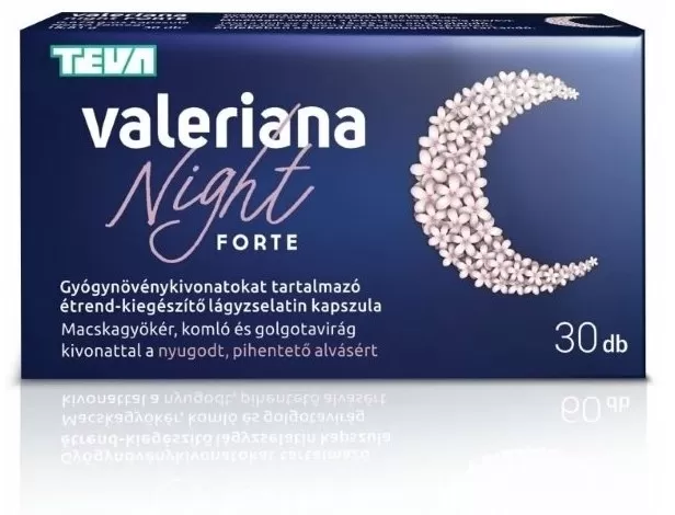 Dobó téri Kígyó Patika - Valeriana night forte etrkieg.kapsz. 30x