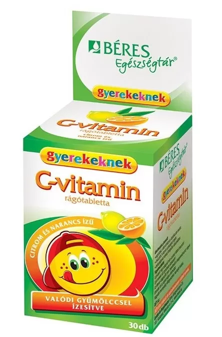 Dobó téri Kígyó Patika - Béres c vitamin rágótabletta gyerek 30x