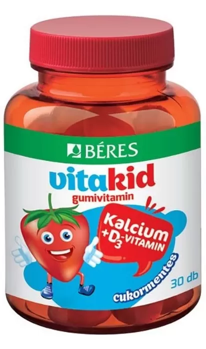 Dobó téri Kígyó Patika - Béres vitakid kálcium+d3-vit.gumivitamin  30x