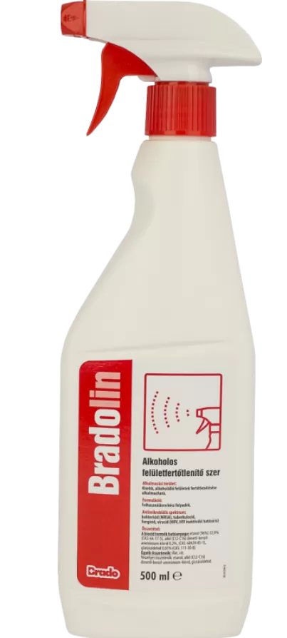Dobó téri Kígyó Patika - Bradolin old felületfertőtlenítő 1x 500ml pumpás