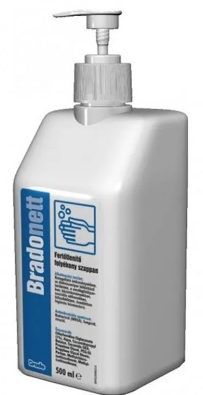 Dobó téri Kígyó Patika - Bradonett fertőtlenítő folyékonyszappan pumpás 500 ml