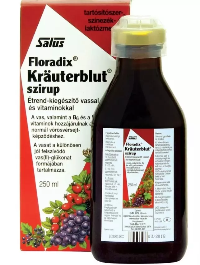 Dobó téri Kígyó Patika - Floradix krauterblut-s szirup 250ml