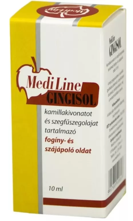 Dobó téri Kígyó Patika - Gingisol fogínyecsetelő  10ml  mediline