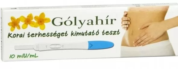 Dobó téri Kígyó Patika - Golyahír terhességi gyorsteszt vizeletsugaras 1x