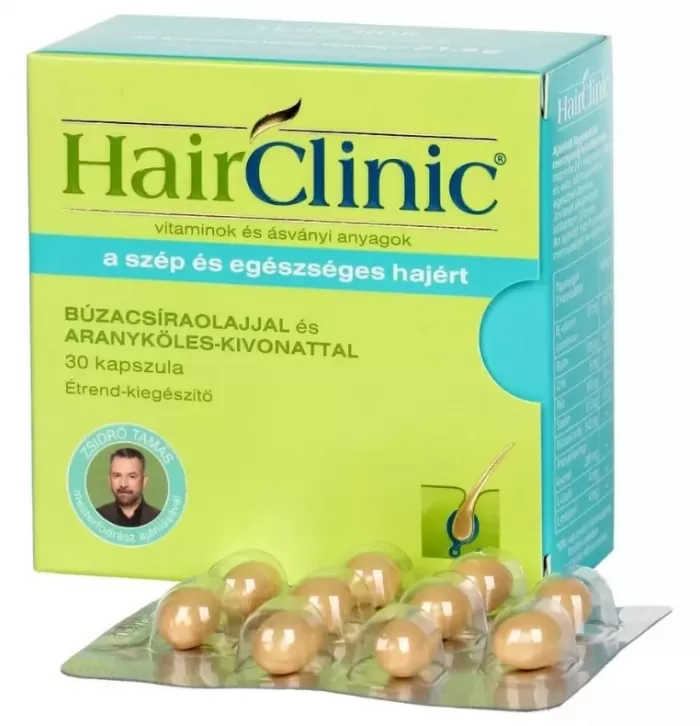 Dobó téri Kígyó Patika - Hairclinic hajerősítő (szépség) kapszula  30x