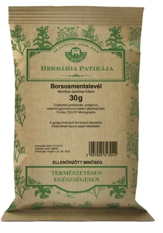 Dobó téri Kígyó Patika - Herbária borsmentalevél 30g