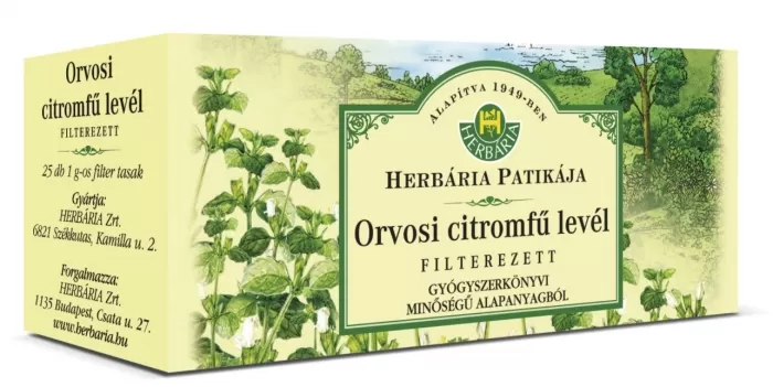 Dobó téri Kígyó Patika - Herbária citromfű filteres  25x1 g