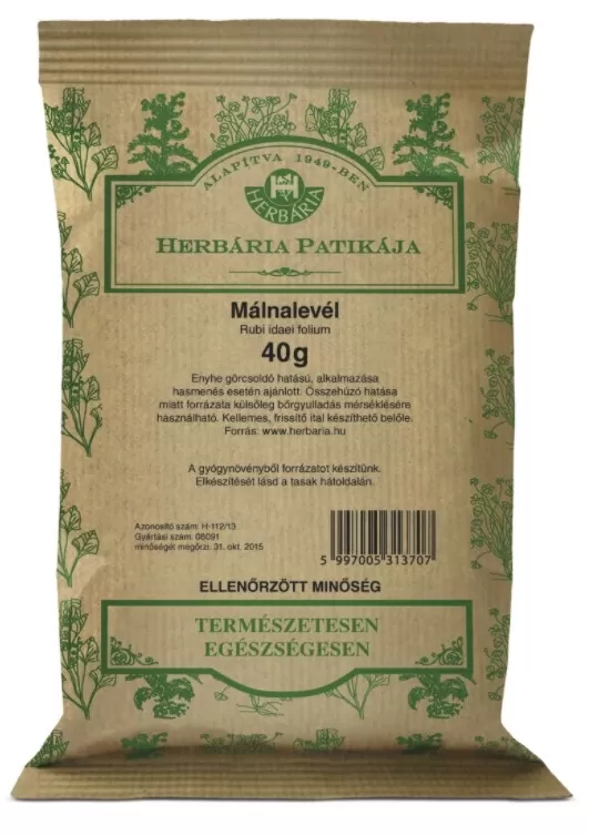 Dobó téri Kígyó Patika - Herbária málnalevél 1x 40g