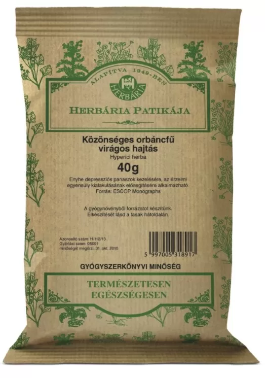 Dobó téri Kígyó Patika - Herbária orbáncfű tea 40g