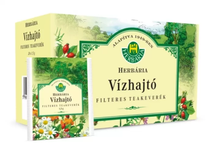 Dobó téri Kígyó Patika - Herbária vízhajtó teakeverék 20x1.5g borit