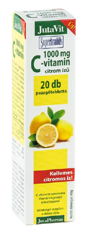 Dobó téri Kígyó Patika - Jutavit c-vitamin 1000mg pezsgőtabletta 20x