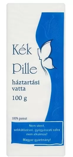 Dobó téri Kígyó Patika - Kék pille vatta 100% pamut 1x 100g