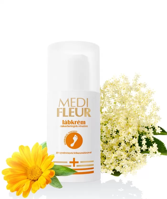 Dobó téri Kígyó Patika - Medi fleur lábkrém cukorbetegeknek 100ml