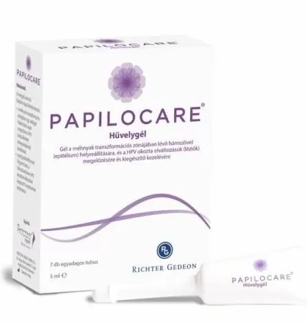 Dobó téri Kígyó Patika - Papilocare hüvelygél 7x 5ml