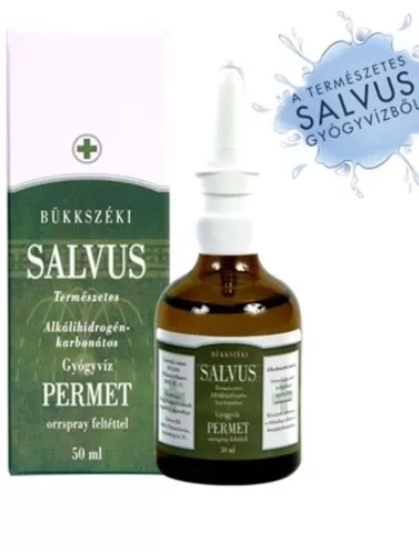 Dobó téri Kígyó Patika - Salvus gyógyvíz permet orrspray felt.(zöld) 50ml