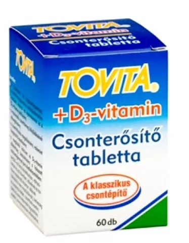 Dobó téri Kígyó Patika - Tovita+d3 csonterősítő tabletta  60x