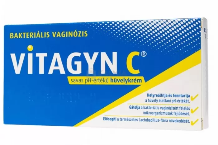 Dobó téri Kígyó Patika - Vitagyn c hüvelykrém 1x 30g +6 applikátor