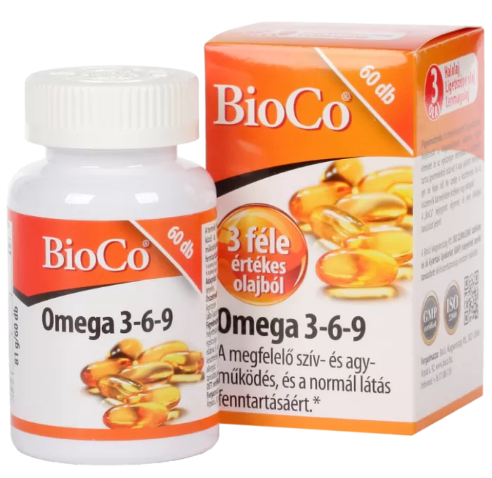 Dobó téri Kígyó Patika - Bioco omega-3,6,9 lágyzselatin kapszula 60x