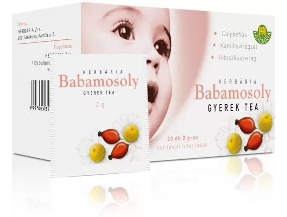 Dobó téri Kígyó Patika - Herbaria babamosoly teakeverék gyermek 20x 2g borit