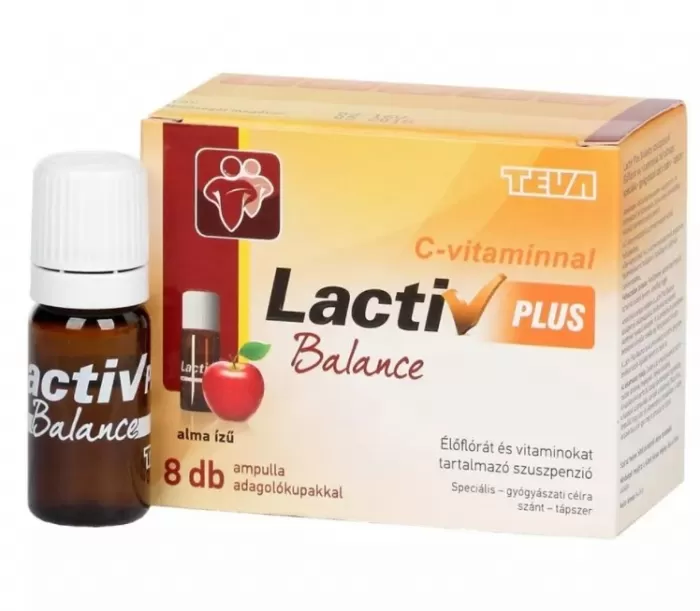 Dobó téri Kígyó Patika - Lactiv plusz balance étrendkiegészítő szuszpenzió 8x7ml