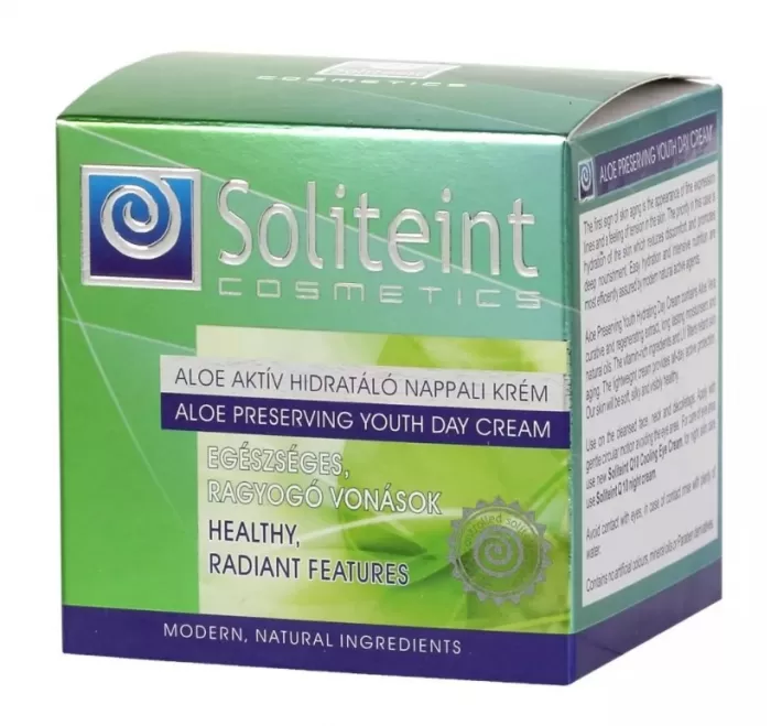 Dobó téri Kígyó Patika - Soliteint aloe krém aktív hidratáló nappali 50ml