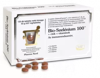 Dobó téri Kígyó Patika - Bio-szelenium 100+zn+vitamin tabletta 120x pharma nord