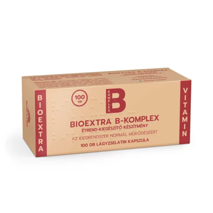 Dobó téri Kígyó Patika - Bioextra b-komplex lagyzselatin kapszula 100x