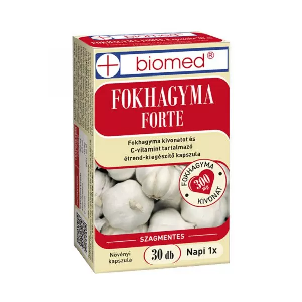 Dobó téri Kígyó Patika - Biomed fokhagyma forte kapszula 30x