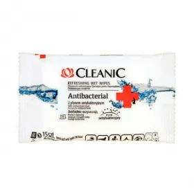 Dobó téri Kígyó Patika - Cleanic antibacteriális törlőkendő 15x