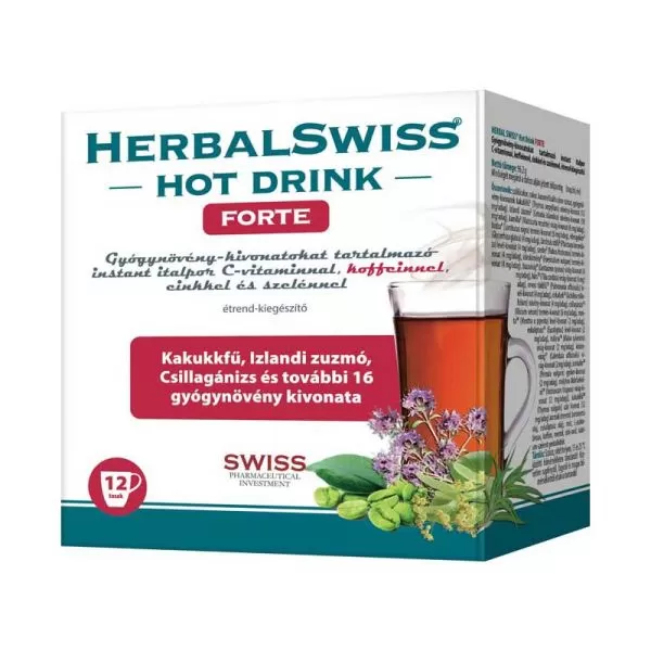 Dobó téri Kígyó Patika - Herbal swiss hot drink forte italpor 12x
