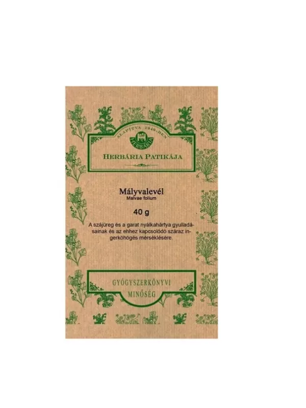 Dobó téri Kígyó Patika - Herbária mályvalevel tea ömlesztett 40 g