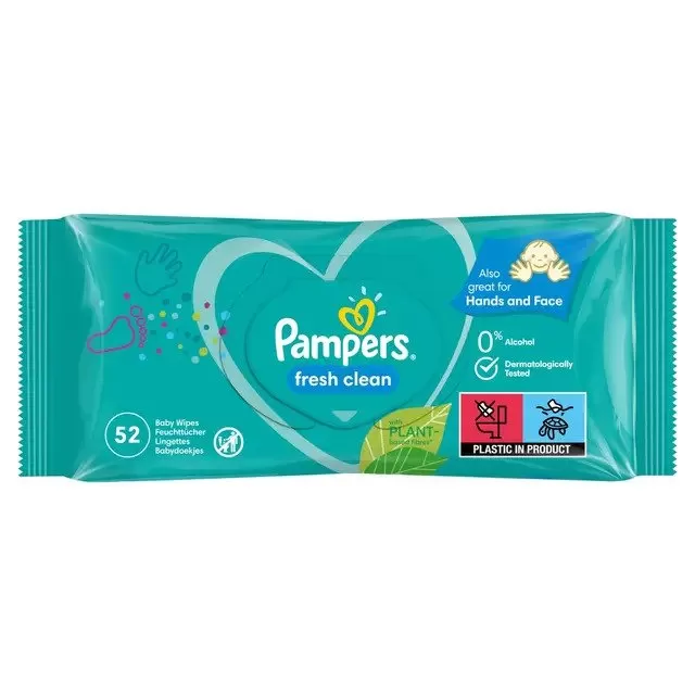 Dobó téri Kígyó Patika - Pampers fresh clean törlőkendő 52x