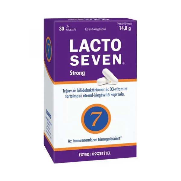 Dobó téri Kígyó Patika - Lactoseven strong kapszula 30x