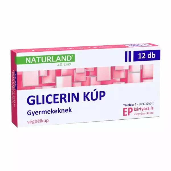 Dobó téri Kígyó Patika - Naturland glicerin kúp 1500mg gyerekeknek 12x