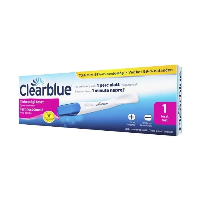 Dobó téri Kígyó Patika - Clearblue terhessegi teszt gyors eredmény 1x
